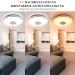 Milfech 36W Dimmable LED Ceiling Lamp with Bluetooth Speaker & Remote Control - RGB Color Change for Bedroom Children's Room & Living Room - Buy Online on GoSupps.com