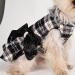 Princess Gauze Dog Sweater Dress | Black Plaid | Small Dog Autumn/Winter Skirt | Holiday Puppy Outfit | Pet Apparel Medium (6-9 lb) - Buy Online on GoSupps.com