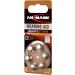 Ansmann Hearing Aid Batteries Pack of 6 Size 312 Brown Zinc Air Hearing-Aid Suitable for Hearing Aids Sound Amplifier - 1.45V Mercury Pack of 6 Type 312 - Brown - Buy Online on GoSupps.com