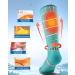 Buy Outdoormaster Children s Ski Socks 2-Pack - Merino Wool Winter Compression Thermal - Non-Slip Cuffs for Boys & Girls 36 Green | Ideal for Outdoor Adventures - Buy Online on GoSupps.com