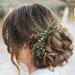 Emerald Green Crystal Bridal Hair Pin - Elegant Wedding Headpiece - Buy Online on GoSupps.com