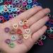 Hollow Heart Nail Charms - 200Pcs Mix Color Pearls for Valentine's Day DIY Manicure & Jewelry - Buy Online on GoSupps.com