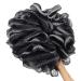 JulaJuyo Loofah Back Scrubber | Long Handle Bath Body Brush | Exfoliating Shower Luffa Brush for Men and Women | Soft Nylon Mesh Sponge on a Stick | 1 Pack Black - Buy Online on GoSupps.com