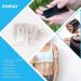 DOMAS 28 Pcs TENS Unit Replacement Pads - Premium Reusable Electrode Patches for Electrical Stimulation - Self Adhesive Snap-On Design - Non-Irritating Stim Pads - Buy Online on GoSupps.com