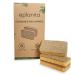 eplanita Natural Plant Based Scrub Sponges (3 Pack) Non-Scratch Biodegradable Eco Scourers for Kitchen and Bathroom 3 Count (Pack of 1)