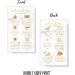 Ombre Powder Brow Aftercare Instructions Cards | 50 Pack | Double Sided 2x3.5 Business Card | Marble & Gold Design - Buy Online on GoSupps.com