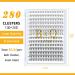 10D-0.10D+20D-0.07D Cluster Lashes 280 Clusters C D Curl B&Q LASH Individual Eyelashes | DIY Lash Extensions at Home | 9-15MIX - Buy Online on GoSupps.com