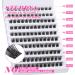 D Curl 8-16mm Wispy Natural Lash Extensions - 120Pcs Clear Band Cluster Lashes by JIMIRE Wispies Clusters - Buy Online on GoSupps.com