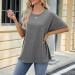 Shop Women's V-Neck Casual T-Shirts | Elegant Summer Tops & Printed Styles - Buy Online on GoSupps.com