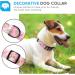 Heele Adjustable Dog Collar for Small Medium Large Dogs - Comfortable Patterned Pink Collar for Puppies (XS: 21.6-28cm 1.5cm Width) - Buy Online on GoSupps.com