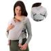 Boba Bliss Hybrid Baby Carrier: 2-in-1 Newborn to Toddler Baby Wrap & Carrier in Grey - Hip-Healthy, No-Tie Design - Soft & Stretchy Sling for Babies 7-35 lbs - Buy Online on GoSupps.com