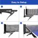 Sanung S506 Foldable Table Tennis Net & Post Set - Adjustable, Easy Setup for Standard Tables - Buy Online on GoSupps.com
