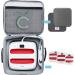 Double-Layer Carrying Case for Cricut EasyPress 2 12x10 & 9x9 Machine - Grey | Easy Press Bag with Pocket & Mat for Cricut Accessories (Patent Pending) - Buy Online on GoSupps.com