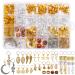 241PCS Hair Jewelry for Women Braids  Hair Beads Metal Gold Silver Braids Rings Cuffs Clips for Dreadlock Accessories Hair Decorations