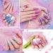Wakaniya 12 Colors Pink Glitter Nail Dipping Powder Kit Starter with Activator, Base, Top Coat - DIY Home/Professional Salon Nail Art Set - Buy Online on GoSupps.com