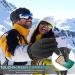 Winter Ski Gloves Waterproof & Windproof - Warm Touchscreen Snowboard Gloves for Men, Women & Boys - Breathable Snowboarding Glove with Wrist Leashes in Black - Medium - Buy Online on GoSupps.com
