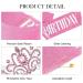 Didder Pink Birthday Girl Sash & Rhinestone Tiara Kit - Birthday Crowns for Women | 2-Piece Set - Buy Online on GoSupps.com