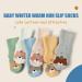 Non Slip Baby Winter Socks with Grips 6 Pairs - 0-12 Months | Moon Tree Baby - Buy Online on GoSupps.com