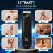 Body Hair Trimmer for Men - Waterproof Electric Groin & Ball Trimmer with Ceramic Blade Recharge Dock & Travel Pouch | Male Hygiene Razor - Buy Online on GoSupps.com