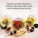 Numi Organic Tea Flowering Tea Gift Set - 6 Blossoms, 16oz Glass Teapot - Buy Online on GoSupps.com