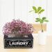 UCUDI Laundry Softener Dispenser Cover & Dryer Sheets Holder Wall Art Decor - Black - Buy Online on GoSupps.com