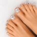 Sethexy Square Short False Toenails Handmade Rhinestone Full Cover Press On Toenails Luxury Crystal Fake Toe Nails Acrylic Artificial Stick On Foot Nails Removable for Women and Girls (8) - Buy Online on GoSupps.com