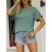 MIROL Women's Short Sleeve Green Tunic Top - Buy Online on GoSupps.com