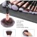 Start Makers 12Pcs Marble Makeup Brushes Set with Blender & Pouch - Black - Buy Online on GoSupps.com