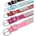 Personalized Bling Rhinestone Dog Collar - Custom Glitter Crystal Diamond for Small Medium Large Dogs - Senristar (Red 2.0 cm Width Neck 32-38 cm) - Buy Online on GoSupps.com