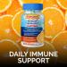 Emergen-C Immune+ 500mg Vitamin C Gummies Supplement Immune System Booster Super Orange 45 Gummies - Buy Online on GoSupps.com