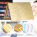 BNG Nail Colour Display Book - 180 Colors Nails Art Card Chart with 240 Pcs False Nails Tips - Salon Gel Polish Sample Showing Tools - Gold - Buy Online on GoSupps.com