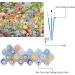 LWZAYS Flower Paint by Numbers Kit for Adults and Kids - DIY Adult Paint by Number Without Frame - Oil Painting Set for Room Decor - 16X20 Inch House D cor - Buy Online on GoSupps.com
