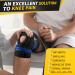 CAMBIVO Anti-Chafing Knee Brace with Side Stabilizers - Adjustable Compression Support for Meniscus Tear, ACL, MCL, Arthritis - Blue, Medium (1 Pack) - Buy Online on GoSupps.com