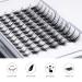 Shop Lankiz 0.07 C Curl Single Eyelash Extensions - 72 PCs Sparkle C-Mix DIY Cluster Lashes for Stunning Home Looks - Buy Online on GoSupps.com