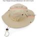 Ultrake Wide Brim Sun Protection Hat - Double-Layered Classic US Martial Arts Style Ideal for Fishing Hunting Camping - Khaki - Buy Online on GoSupps.com