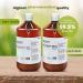 HD-Line 1000 ml Glycerin E422 & Propylene Glycol E1520 - Pharmaceutical Quality Food Grade Pure Vegan VG & PG for DIY Projects - 1L Each - Buy Online on GoSupps.com