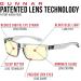 Gunnar Enigma Gaming Glasses - Blue Light Filter UV Protection Amber Lens (65% Blue Light Blocking) - Premium Quality for Gamers & Computer Users - Buy Online on GoSupps.com