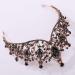 Baroque Queen Crystal Wedding Crown - Black Costume Party Hair Accessory for Women and Girls - Buy Online on GoSupps.com