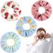 4 Pieces Hair Drying Scrunchies Microfiber Towel Hair Scrunchies Large Soft Fruits Hair Scrunchies Fuzzy Scrunchy Ponytail Holder for Hair Women Girls Wet and Dry Hair Accessories