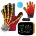 Heated Stroke Recovery Equipment For Finger And Hand Function Rehab Equipment Heated Training Electronic Gloves For Hemiplegia Cerebral Palsy Stroke Patients. Left Hand-L