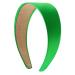 Motique Accessories Girls 2 inch Satin Headband - Green