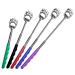 5 Pack Telescoping Back Scratcher - Extendable Telescope Back Scratchers - Bear Claw Metal Telescopic Backscratcher Eliminating Back Itching in Black, Blue, Green, Purple, Red Color