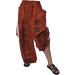 Siamrose Red Yoga Harem Pants with 2 Pockets - Unisex Lounge Pants, Adjustable Length - Buy Online on GoSupps.com