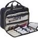 Large Hanging Toiletry Bag for Women - Travel Makeup Case with Hook - Cosmetic Organizer for Full-Sized Bottles - Beauty Essentials - Black - Buy Online on GoSupps.com