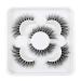 Pooplunch False Eyelashes Cat Eye Lashes Wispy Fluffy Curly Fake Eyelash Extension Volume Strips Faux Mink Lashes 3 Pairs Pack