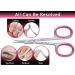 Nail Scissors 3 Pack - Blue & Pink Nail/Cuticle Scissors Set - Buy Online on GoSupps.com