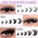 Premium Lash Clusters Eyelash Extensions | 60D 80D 100D Volume | D Curl Cluster Lashes | 270pcs | Natural Thin Band False Eyelashes (10-18MM - Buy Online on GoSupps.com