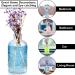 Glass Diffuser Bottles Set - 4 Empty Reed Diffuser Bottles for Essential Oils & Room Fragrance - Decorative Glass Bottles & Fragrance Vases - Buy Online on GoSupps.com
