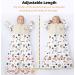 Chilsuessy Winter Sleeping Bag 2.5 Tog/Spaceship 150cm - Adjustable Length & Removable Sleeves - Toddler Sleeping Sack for Boys & Girls - 6-9 Years - Buy Online on GoSupps.com