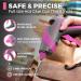 Chandler Tool Full Size Hot Glue Gun Kit - 60W High Temp with Stand-Up Base & 12 Glue Sticks (Pink) | Ideal for Construction, DIY, Home Repair, Arts & Crafts - Buy Online on GoSupps.com